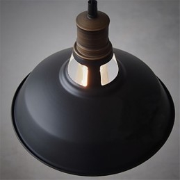 Industriell Vintage Mini Metall Pendellampe 1 Lyspære Flerfarget Valgfritt