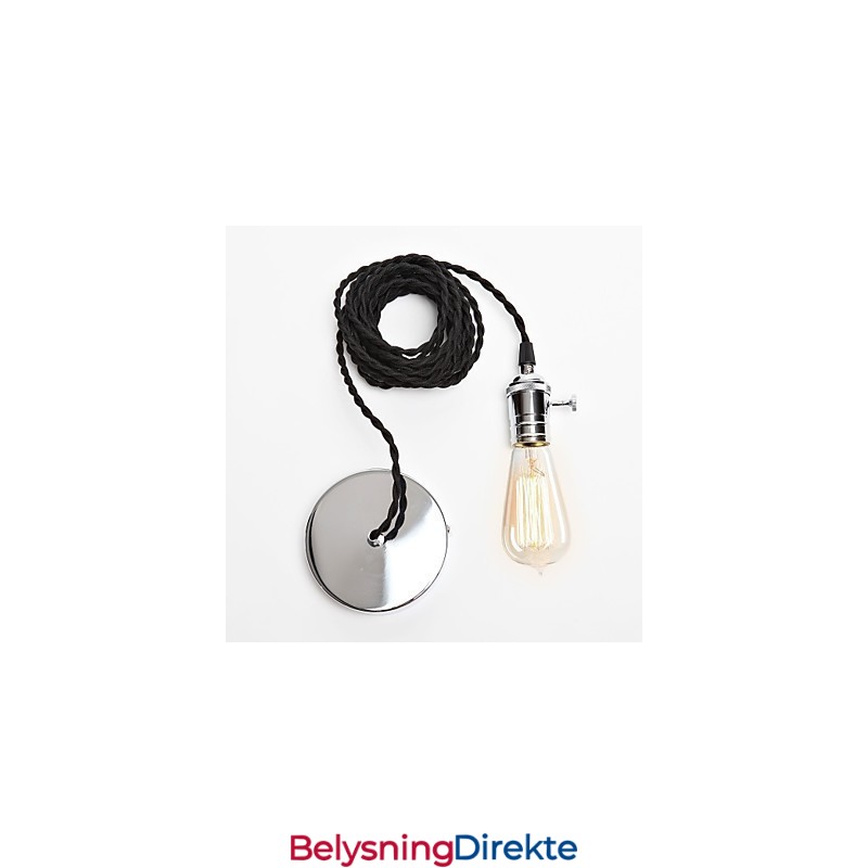 Tradisjonell Klassisk Vintage Mini-Stil Metallpendellampe