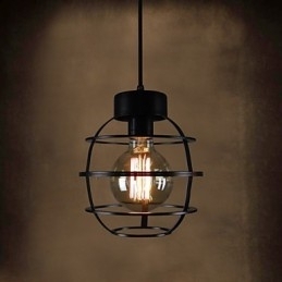 Retro Designer Metall Pendellampe