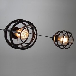 Retro Designer Metall Pendellampe