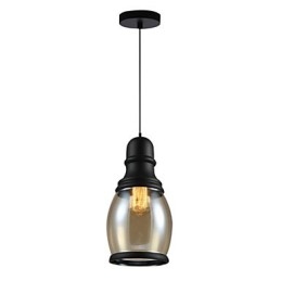 Retro Belysning Loft Lys Glass Pendellampe