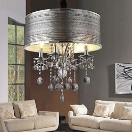 Moderne, Moderne Krystallmetallpendellampe