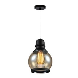 Retro Belysning Loft Lys Glass Pendellampe