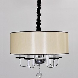 Moderne Og Moderne Krystallkrommetallpendellampe
