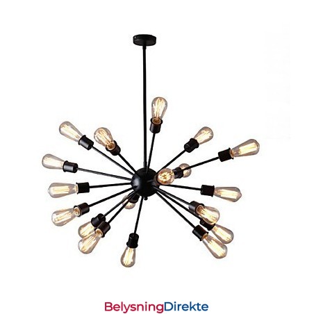 Moderne Pendellampe Med 20 Lys I Radial Design