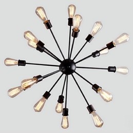 Moderne Pendellampe Med 20 Lys I Radial Design