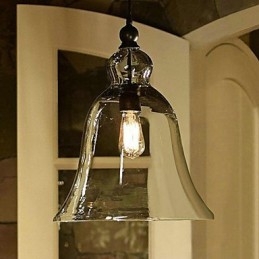 Landlig Mini-Stil Maleri Glass Pendellampe