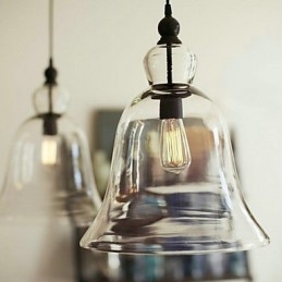 Landlig Mini-Stil Maleri Glass Pendellampe