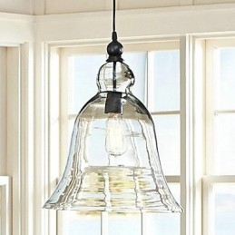 Landlig Mini-Stil Maleri Glass Pendellampe