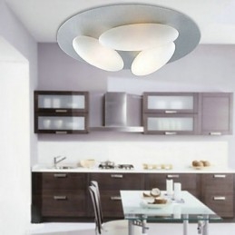 Naturinspirert Minimalistisk Taklampe Med Skjerm På 3 Egg