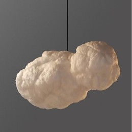 Bomullslampe Leisure Cloud Pendel