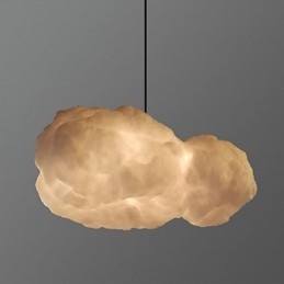 Bomullslampe Leisure Cloud Pendel