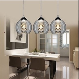 Glass Ball Pendellampe Tre