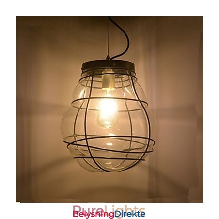 Nord-Europa Enkel Moderne Kreativ Glass Retro Pendellampe