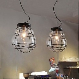 Nord-Europa Enkel Moderne Kreativ Glass Retro Pendellampe