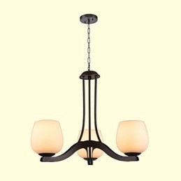 Tradisjonell Klassisk Retro Mini-Stil Maleri Metalllysekrone