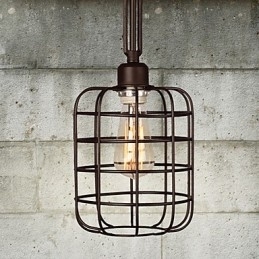Retro Mini-Stil Maleri Metall Pendellampe