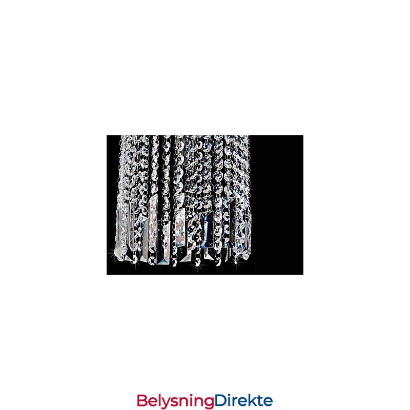 Moderne, Moderne Krystallmetallpendellampe