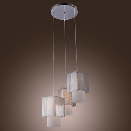 Moderne, Moderne Mini-Stil, Galvanisert Pendellampe