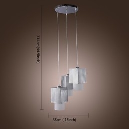 Moderne, Moderne Mini-Stil, Galvanisert Pendellampe