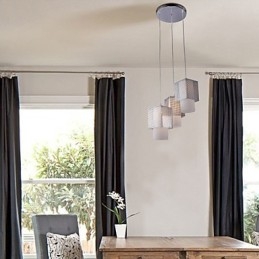 Moderne, Moderne Mini-Stil, Galvanisert Pendellampe