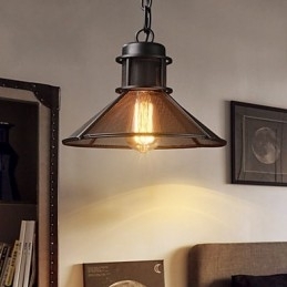 Pendellamper I Ministil, Retro I Metall For Garasje