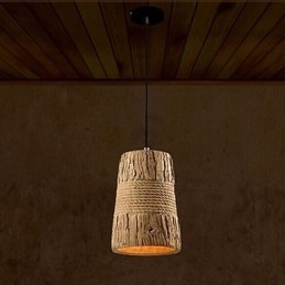 Retro Industriell Pendellampe Sement