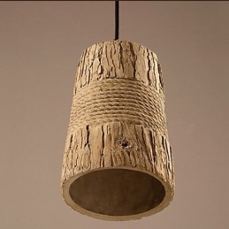 Retro Industriell Pendellampe Sement