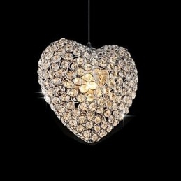Moderne, Moderne Krystallmetallpendellampe