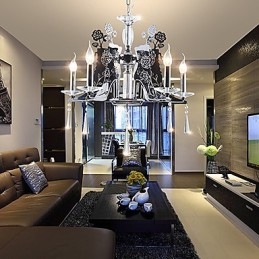 Lysekrone Moderne Samtids Metall