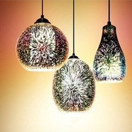 Enkelt Bord 3D Glass Kreativt Anheng