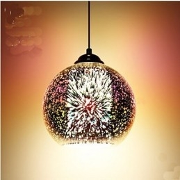 Enkelt Bord 3D Glass Kreativt Anheng