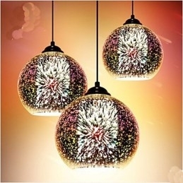 Enkelt Bord 3D Glass Kreativt Anheng