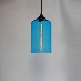 Flaskedesign Pendellampe Med 1 Lys, Konsis Jernmaling