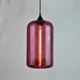 Flaskedesign Pendellampe Med 1 Lys Minimalistisk Jernmaleri