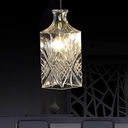 Moderne, Moderne Krystallmetallpendellampe