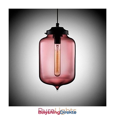 Flaskedesign Pendellampe Med 1 Lys Minimalistisk Jernmaleri