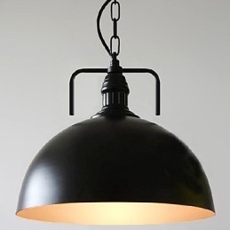 Rustikk Hyttemaleri I Metall Med Taklampe