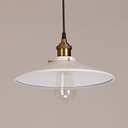 Vintage Maleri Metall Pendellampe
