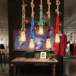 Amerikansk Retro-Lampe Industriell Vind