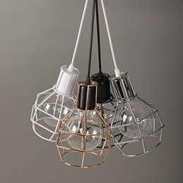 Moderne Metallnett-Anhengslampe Enkle Anhengslamper Kafe-Anhengslampe