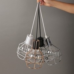 Moderne Metallnett-Anhengslampe Enkle Anhengslamper Kafe-Anhengslampe