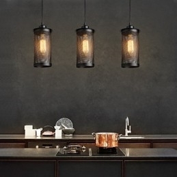 Kreativ Metallnett-Anhengslampe Enkle Anhengslamper Kafe-Anhengslampe