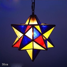 30 Cm Kunstnerisk Individualitet Kreativ Veranda Moderne Stjerner Droplight Lampe