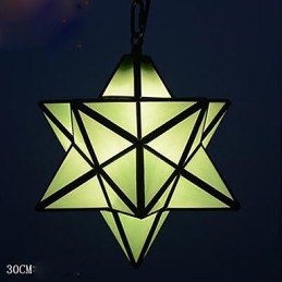 30 Cm Kunstnerisk Individualitet Kreativ Veranda Moderne Stjerner Droplight Lampe