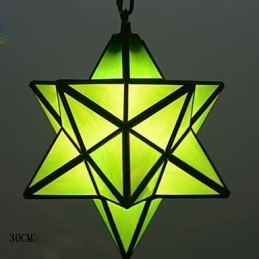 30 Cm Kunstnerisk Individualitet Kreativ Veranda Moderne Stjerner Droplight Lampe