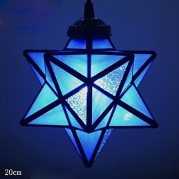 Kunstnerisk Individualitet Kreativ Veranda Moderne Stjerner Droplight-Lampe