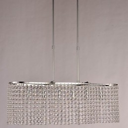 Moderne Og Moderne Krystallgalvanisert Pendellampe