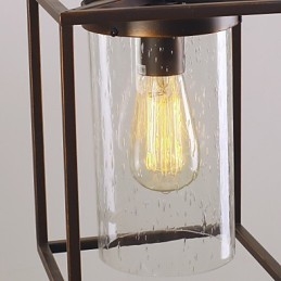 Tradisjonell Klassisk Vintage Lanterne I Ministil, Galvanisert Pendellampe For Spisestue