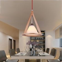 Designer-Stil Lysekrone I Tre Elegant Lysekrone I Moderne Stil